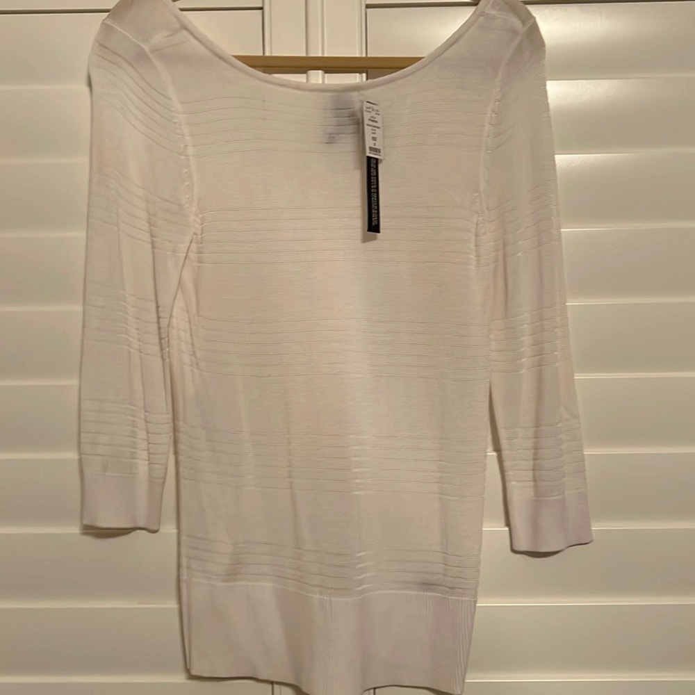 NWT WHBM 3/4 Sleeve sweater Size S